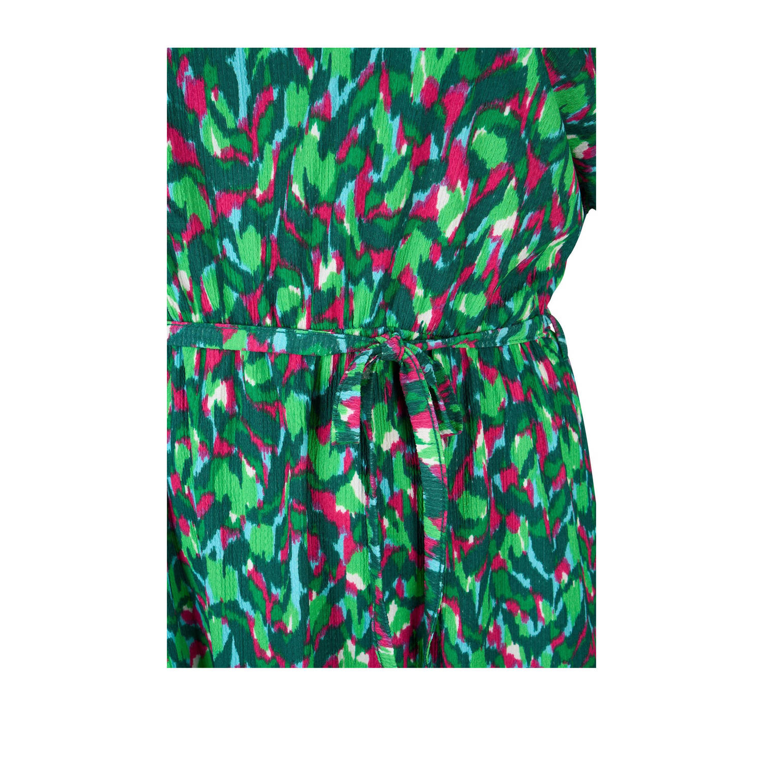 Miss Etam Plus zomerjurk groen