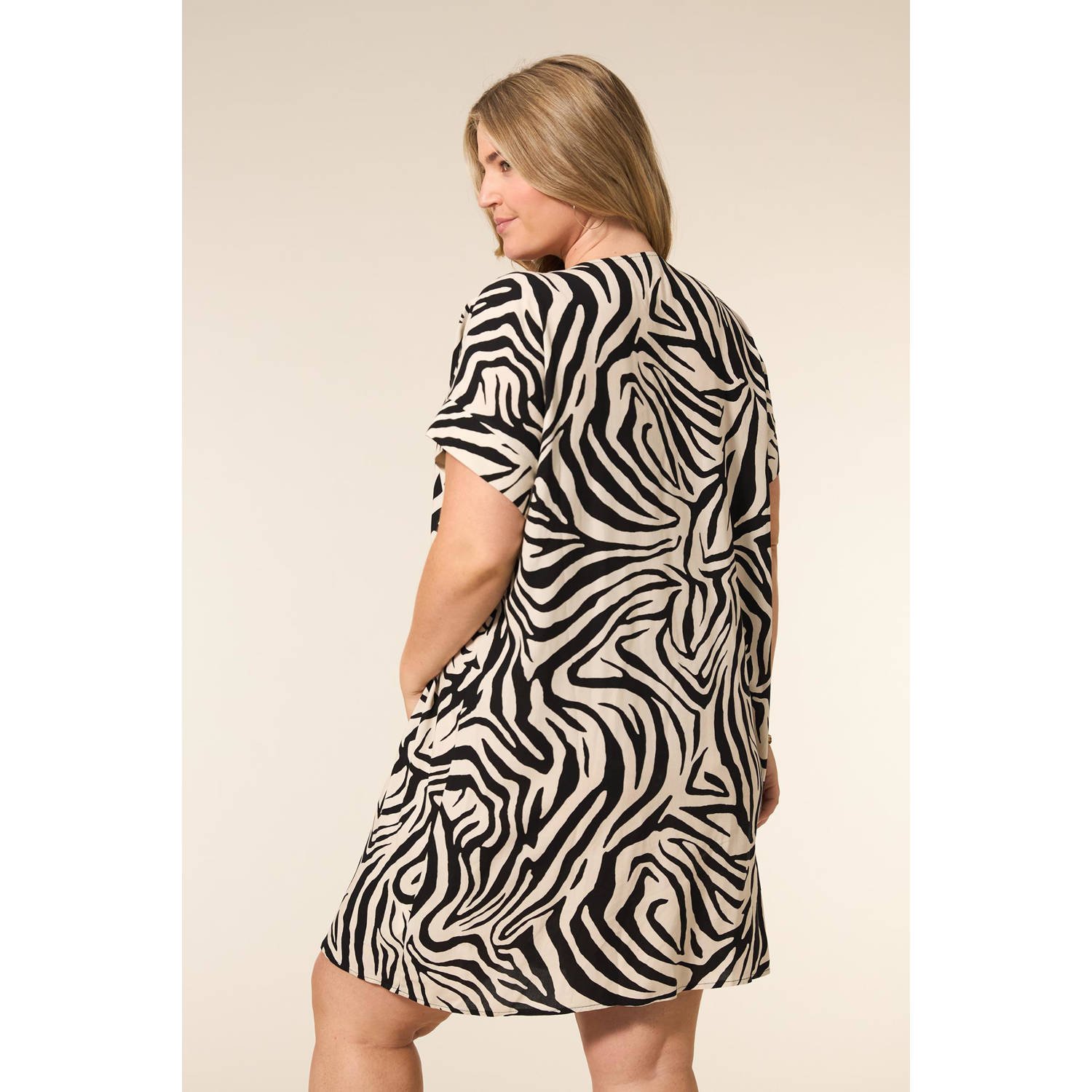Miss Etam Plus tuniek zand