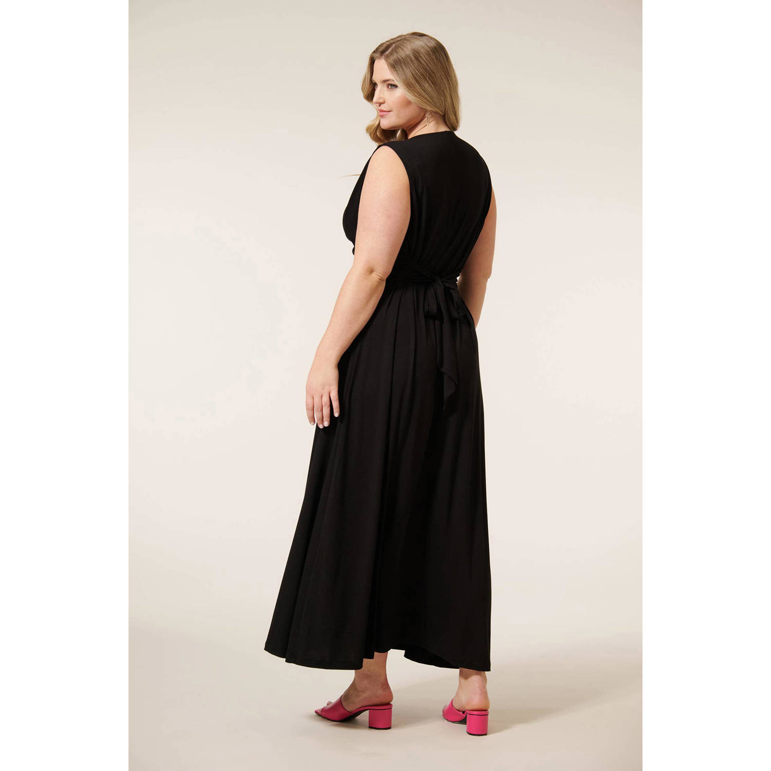 Miss Etam Plus maxi jurk zwart