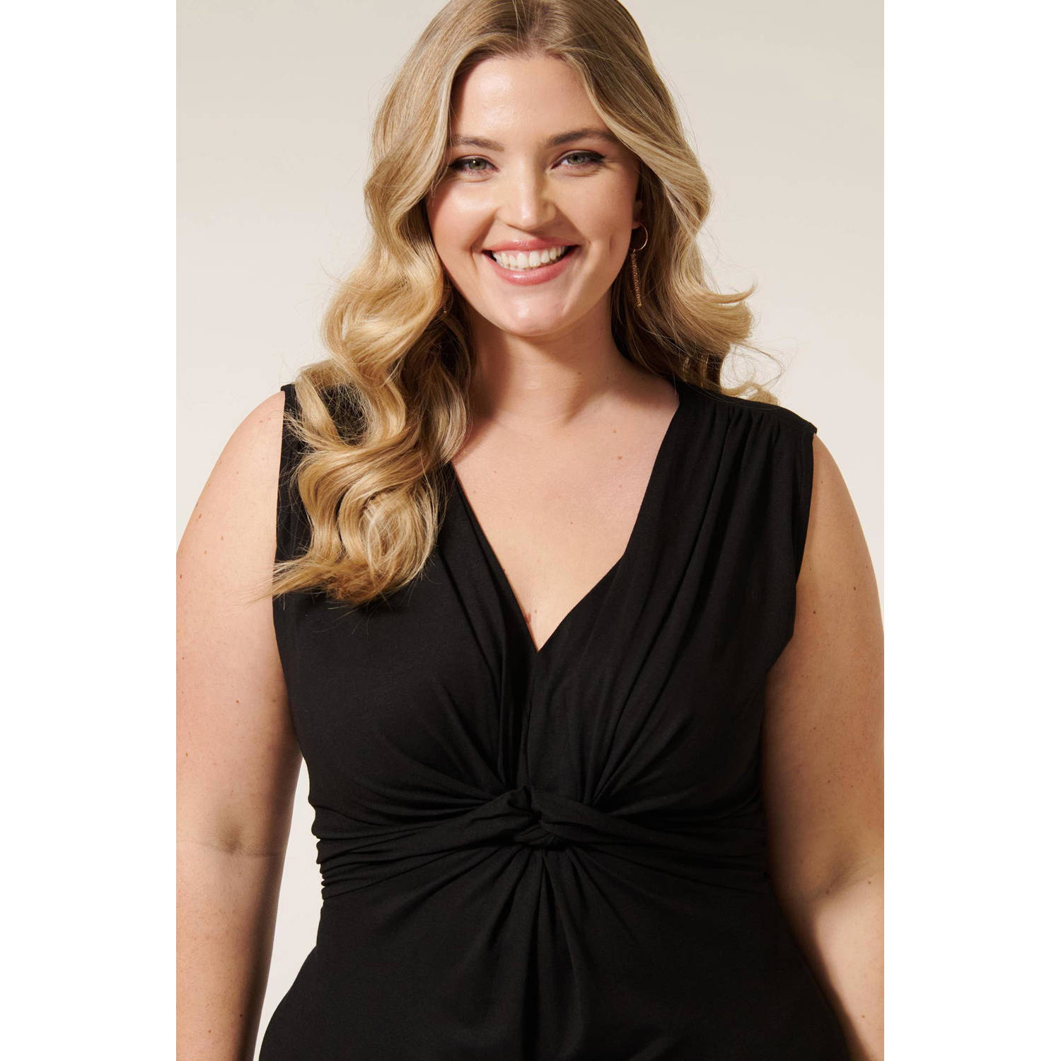 Miss Etam Plus maxi jurk zwart