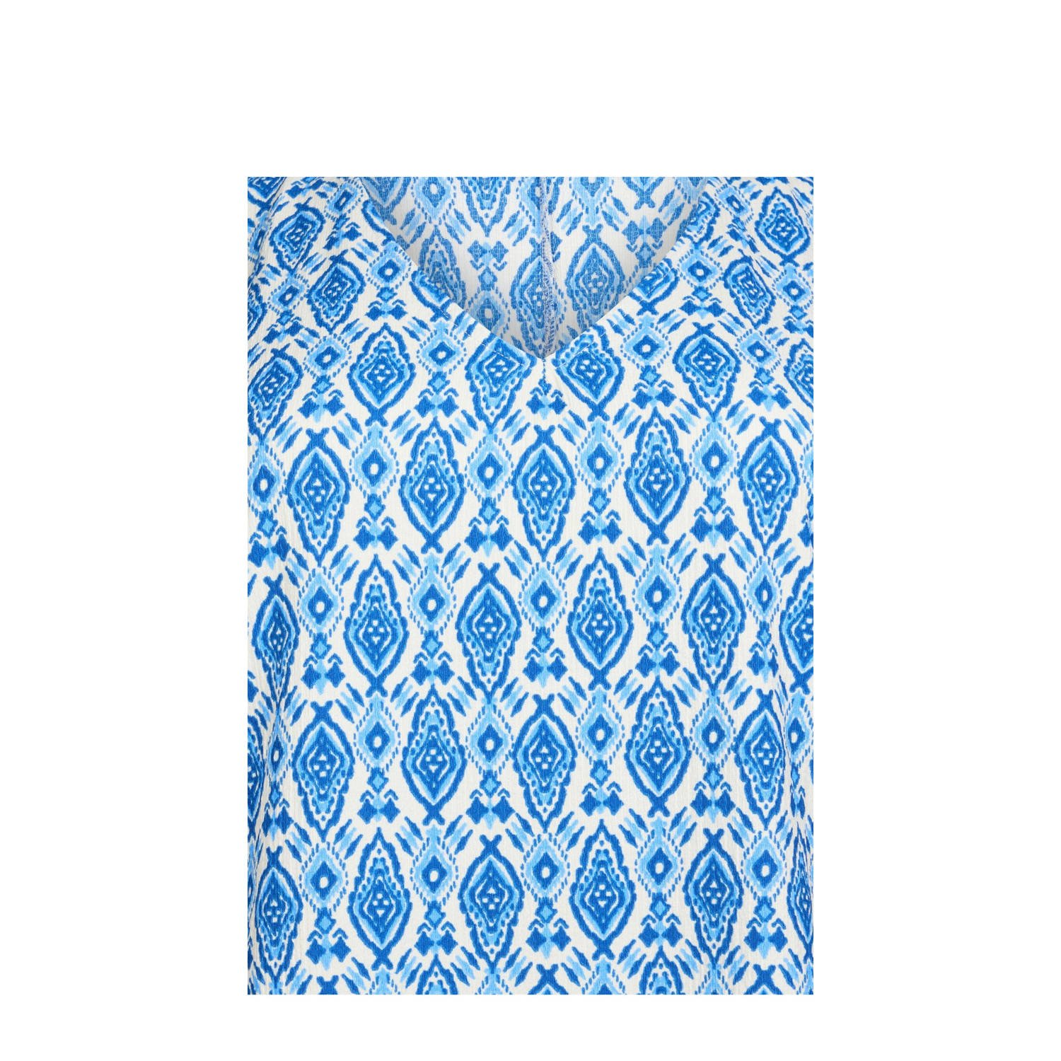 Miss Etam Plus top blauw