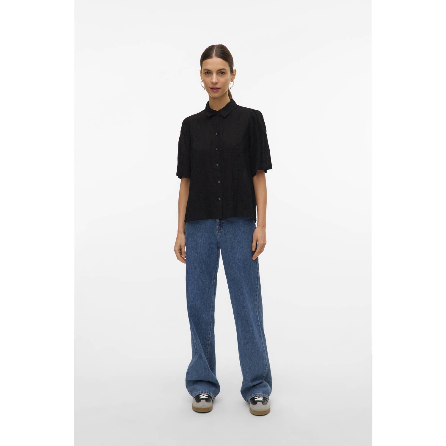 VERO MODA blouse zwart