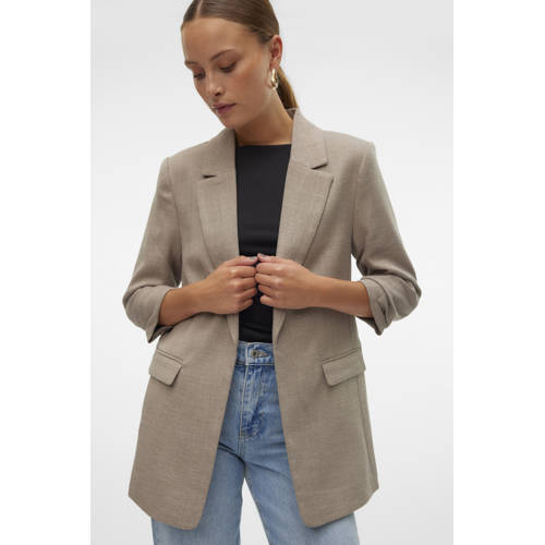 VERO MODA regular blazer bruin afbeelding