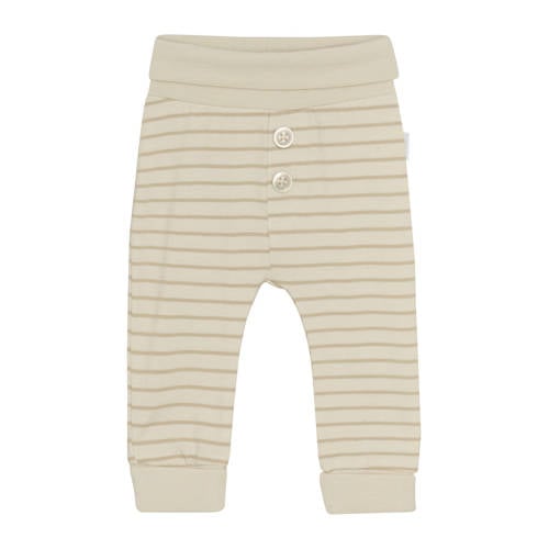 Noppies baby gestreepte casual broek ecru afbeelding