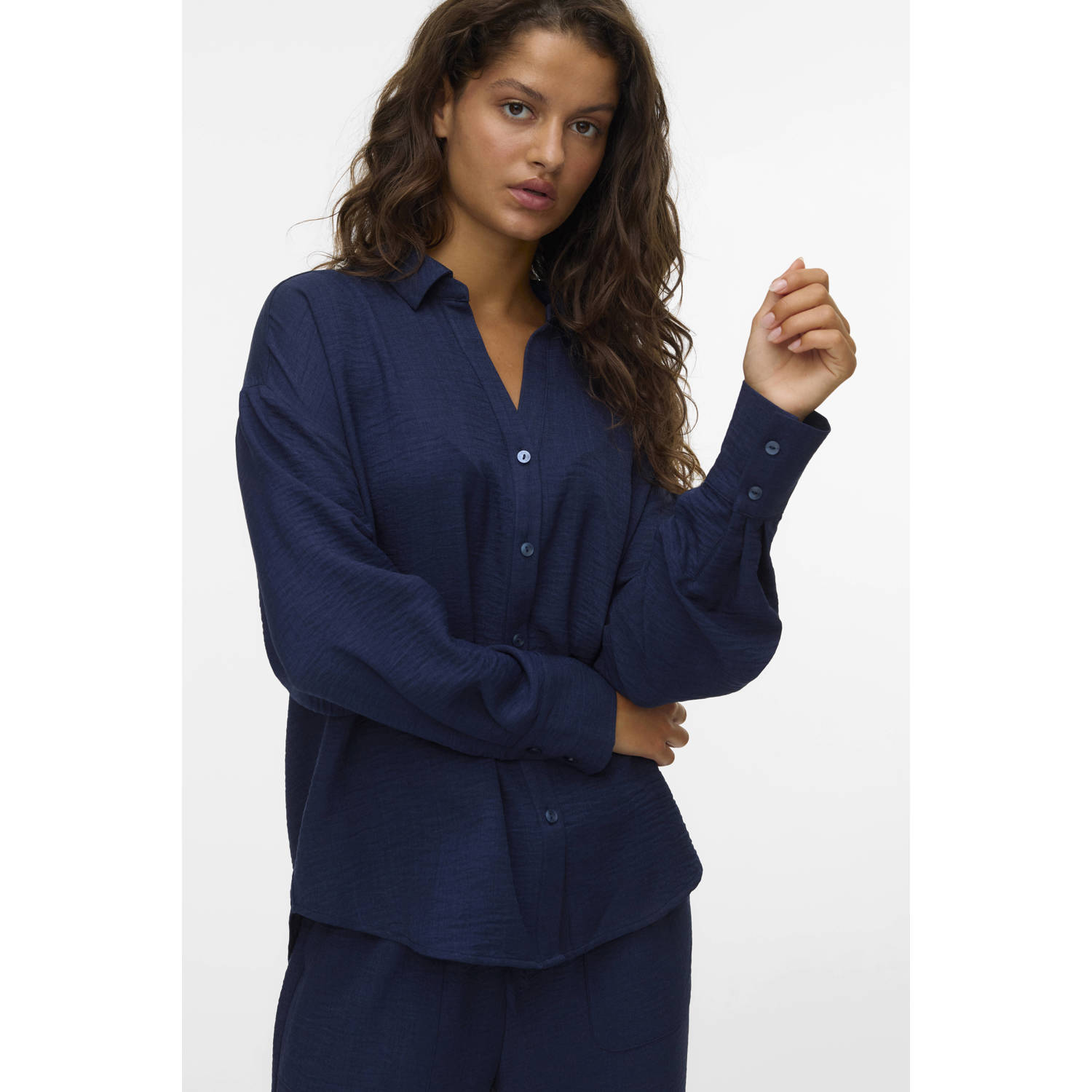 VERO MODA blouse blauw