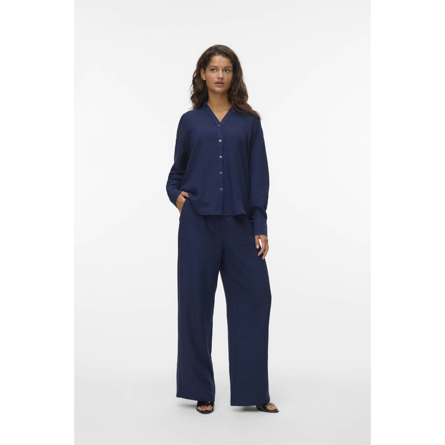 VERO MODA blouse blauw