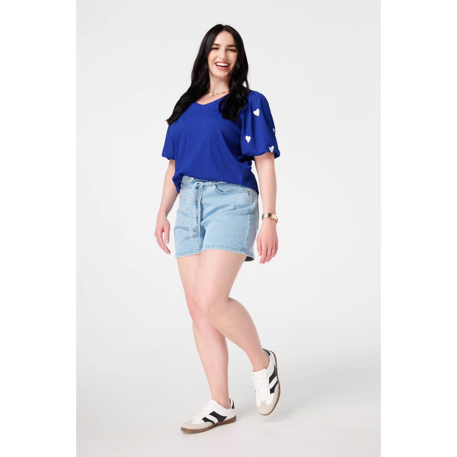 MS Mode top blauw