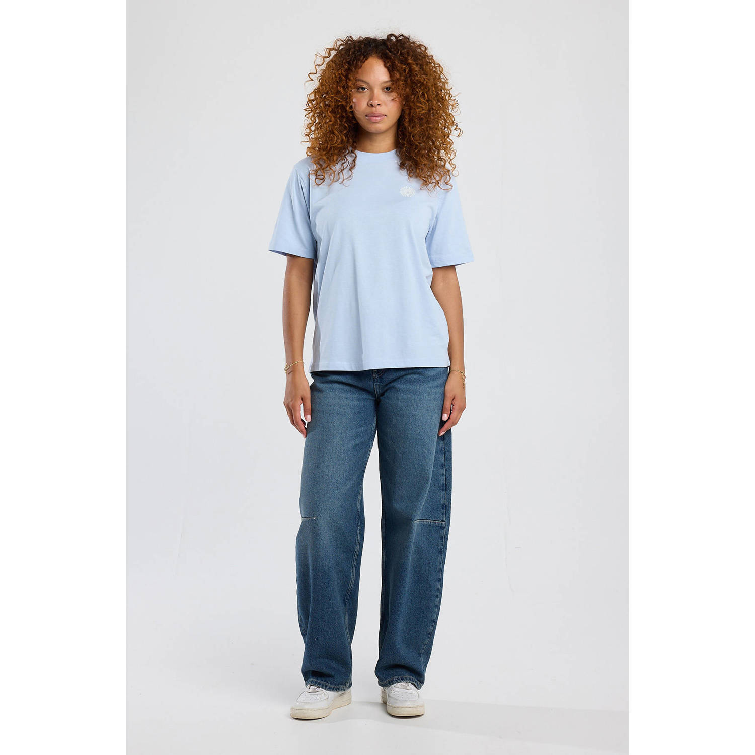 America Today T-shirt lichtblauw