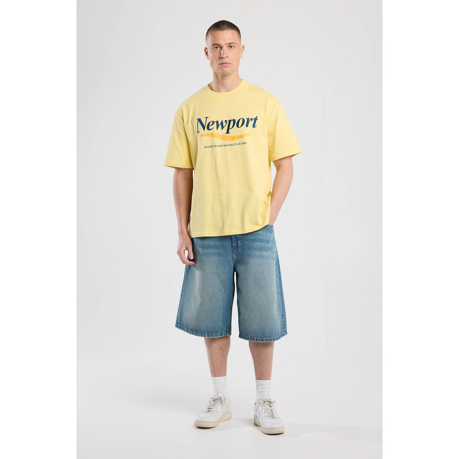 America Today T-shirt geel