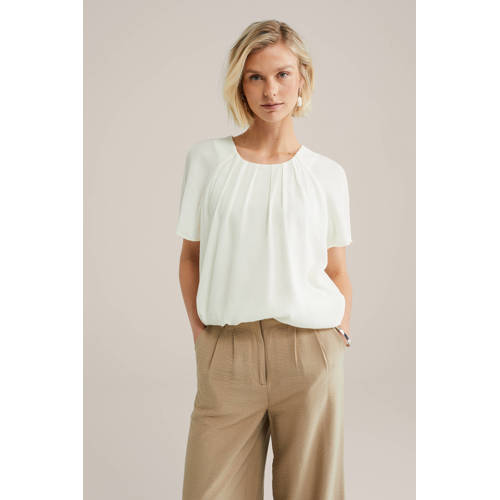 WE Fashion blousetop wit afbeelding