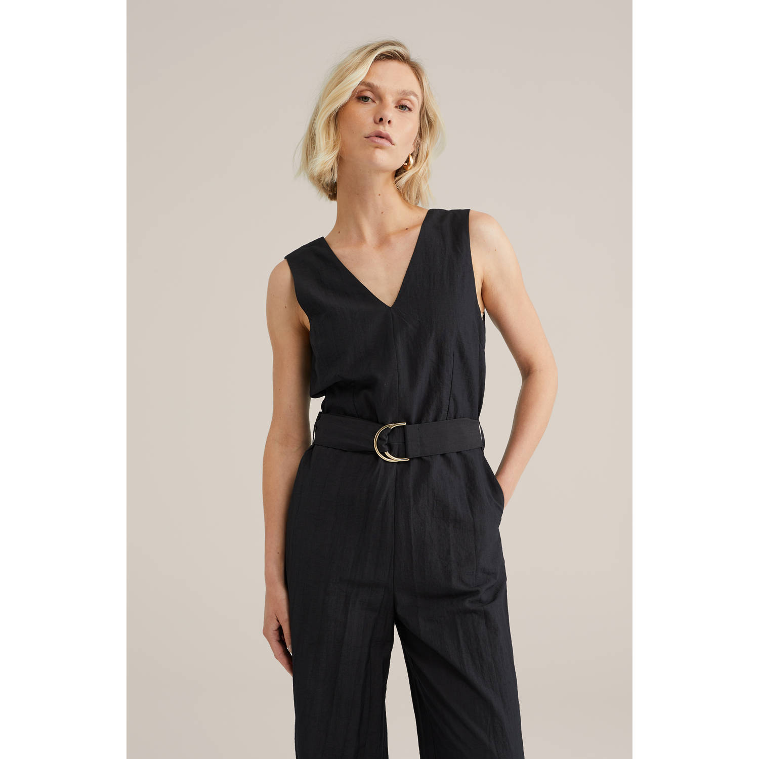 WE Fashion zwart jumpsuit