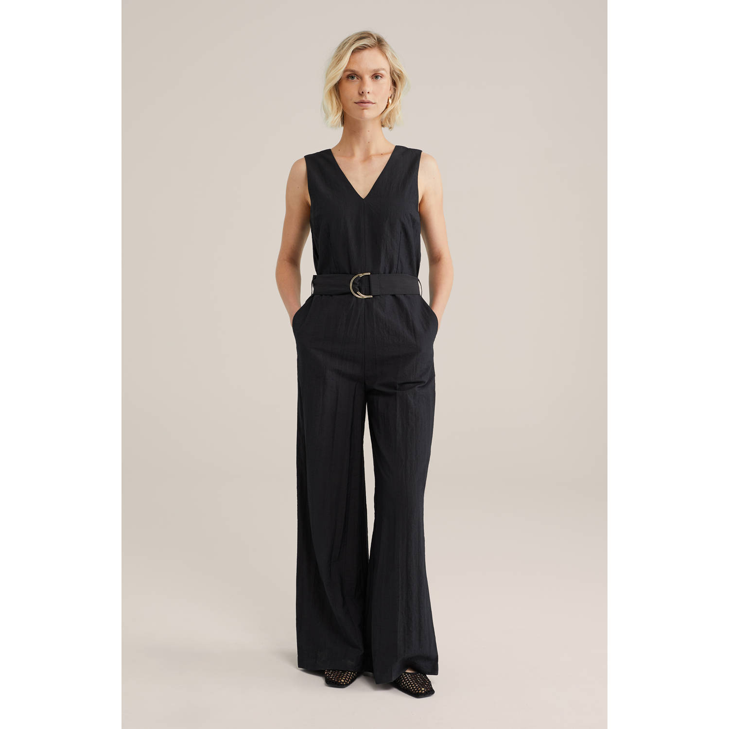 WE Fashion zwart jumpsuit