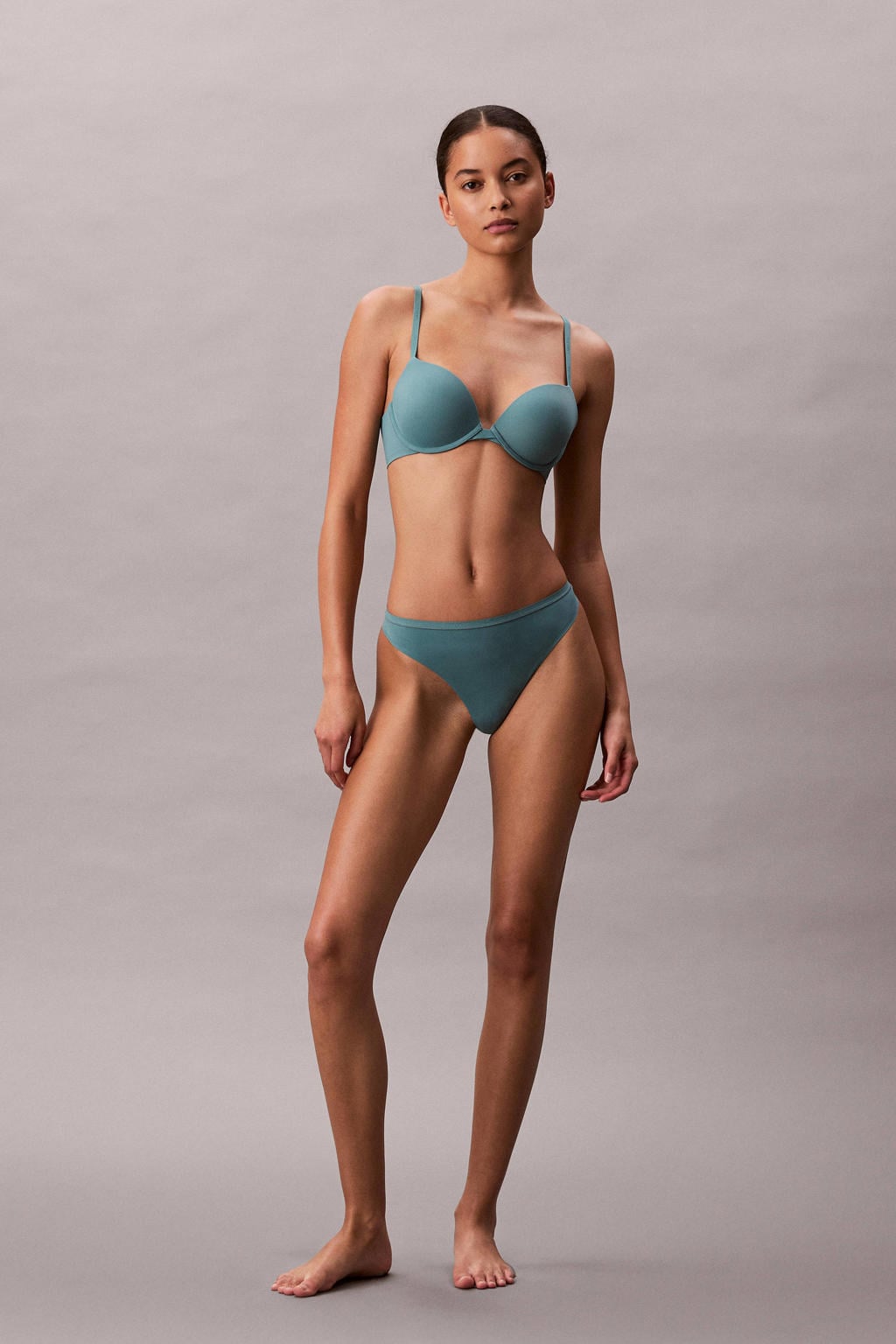 Calvin Klein string grijsgroen