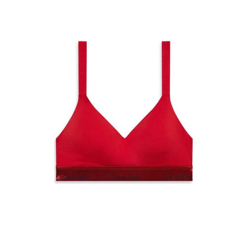 Calvin Klein voorgevormde bralette rood afbeelding