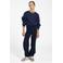 AI&KO loose casual broek blauw