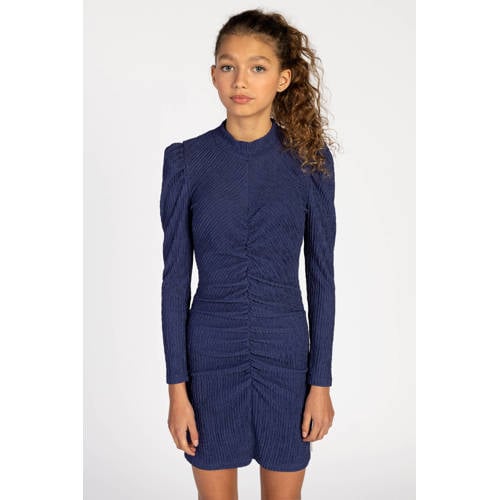 AI&KO korte jurk blauw afbeelding