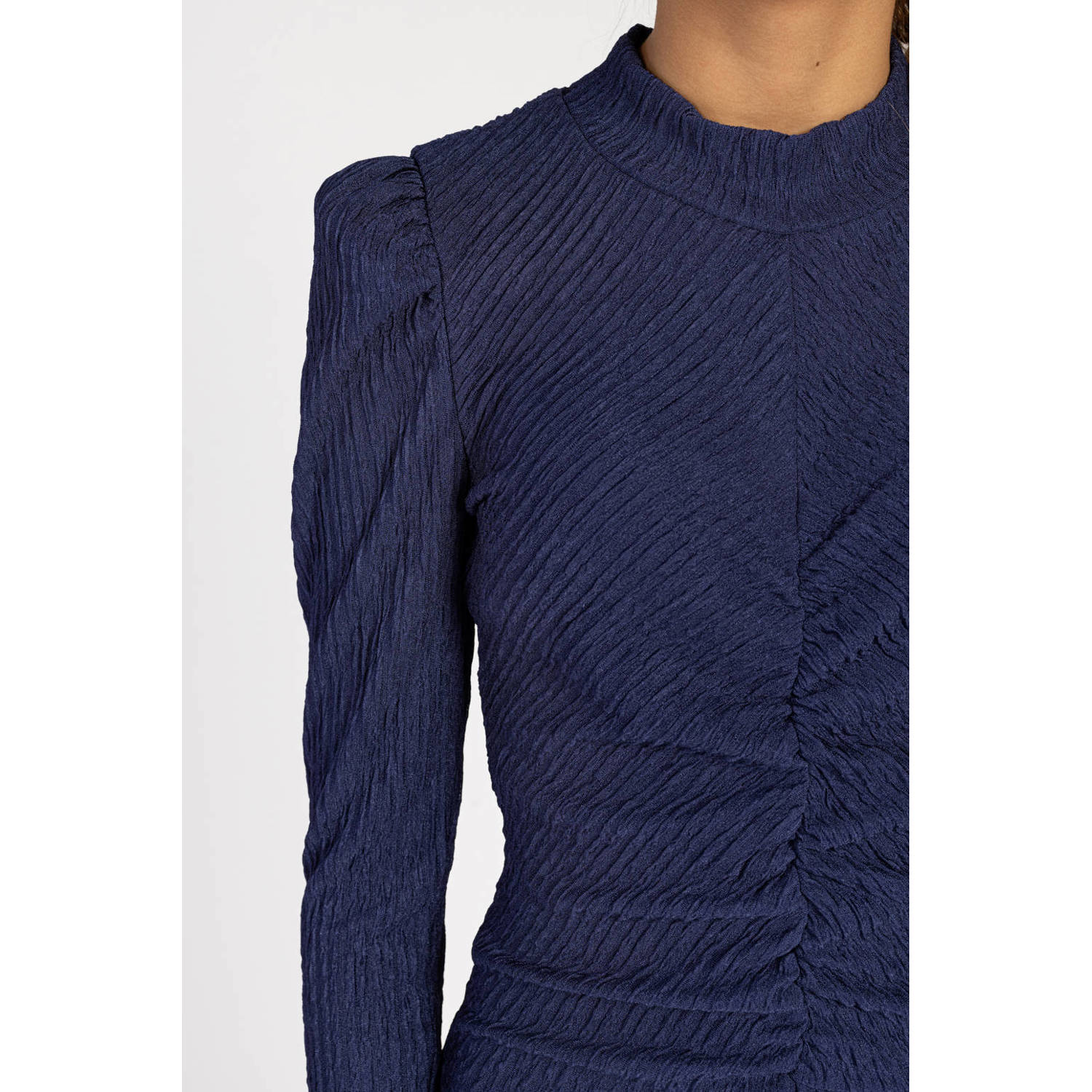 AI&KO korte jurk blauw