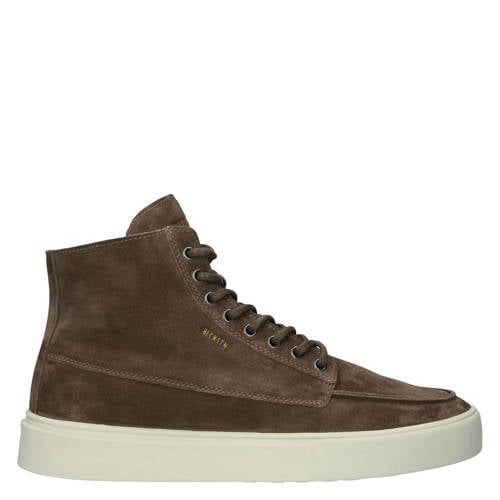 Blackstone Ruby Eero gevoerde suède sneakers bruin afbeelding