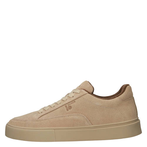 Blackstone Quartz Beverly suède sneakers beige afbeelding