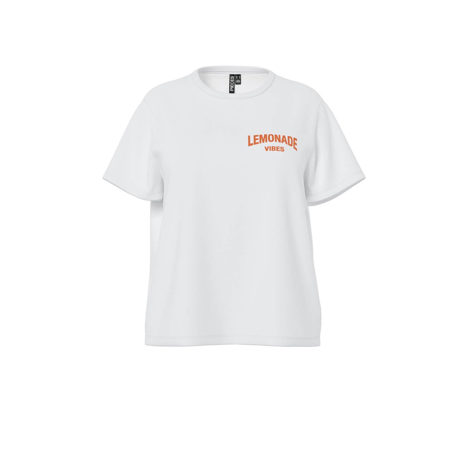 PIECES Curve T-shirt wit