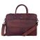 DSTRCT  17 leren laptoptas  Wall Street bruin