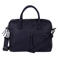DSTRCT  15.4 leren laptoptas Wall Street zwart