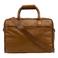 DSTRCT  17 leren laptoptas State Street cognac