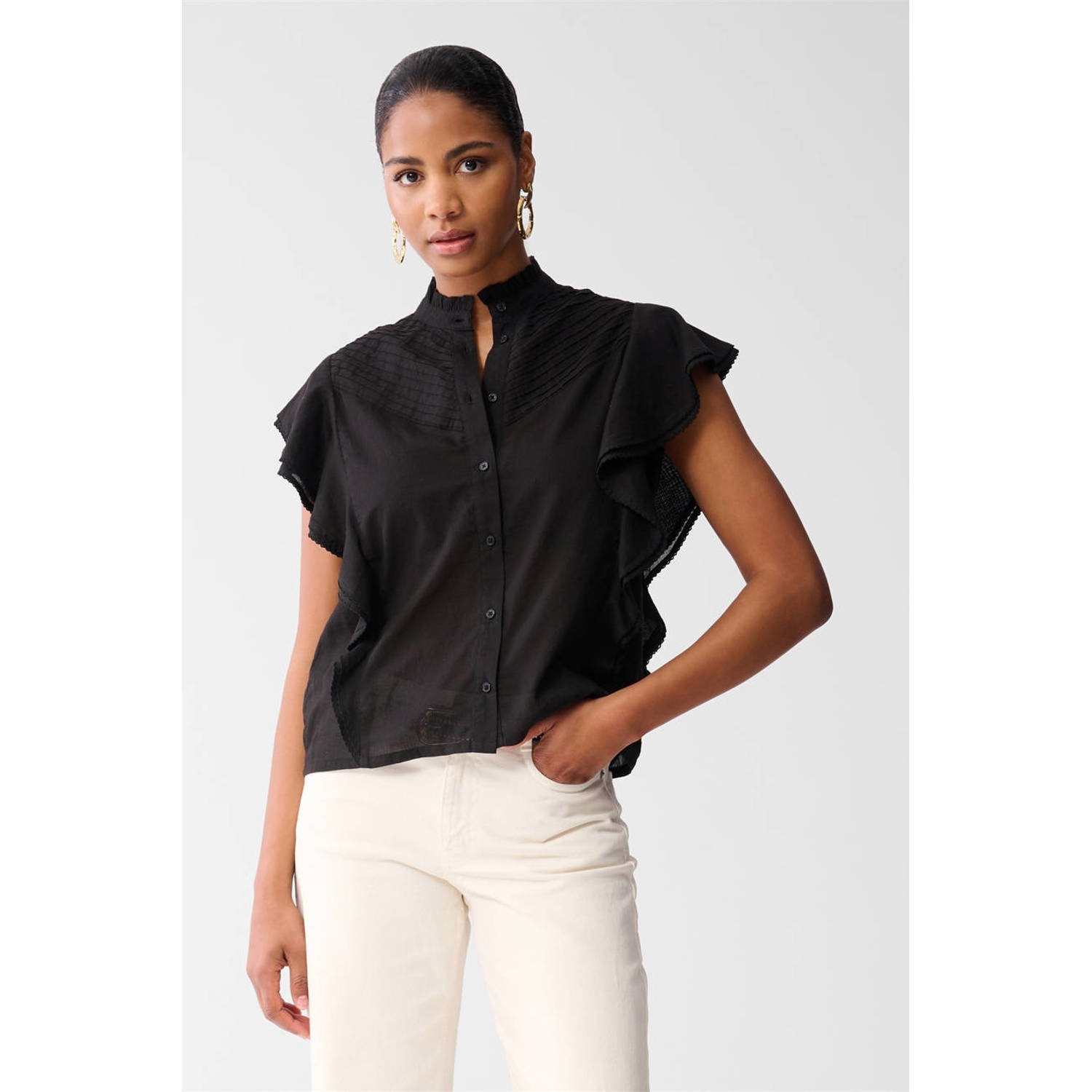Shoeby blouse zwart