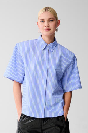 blouse blauw
