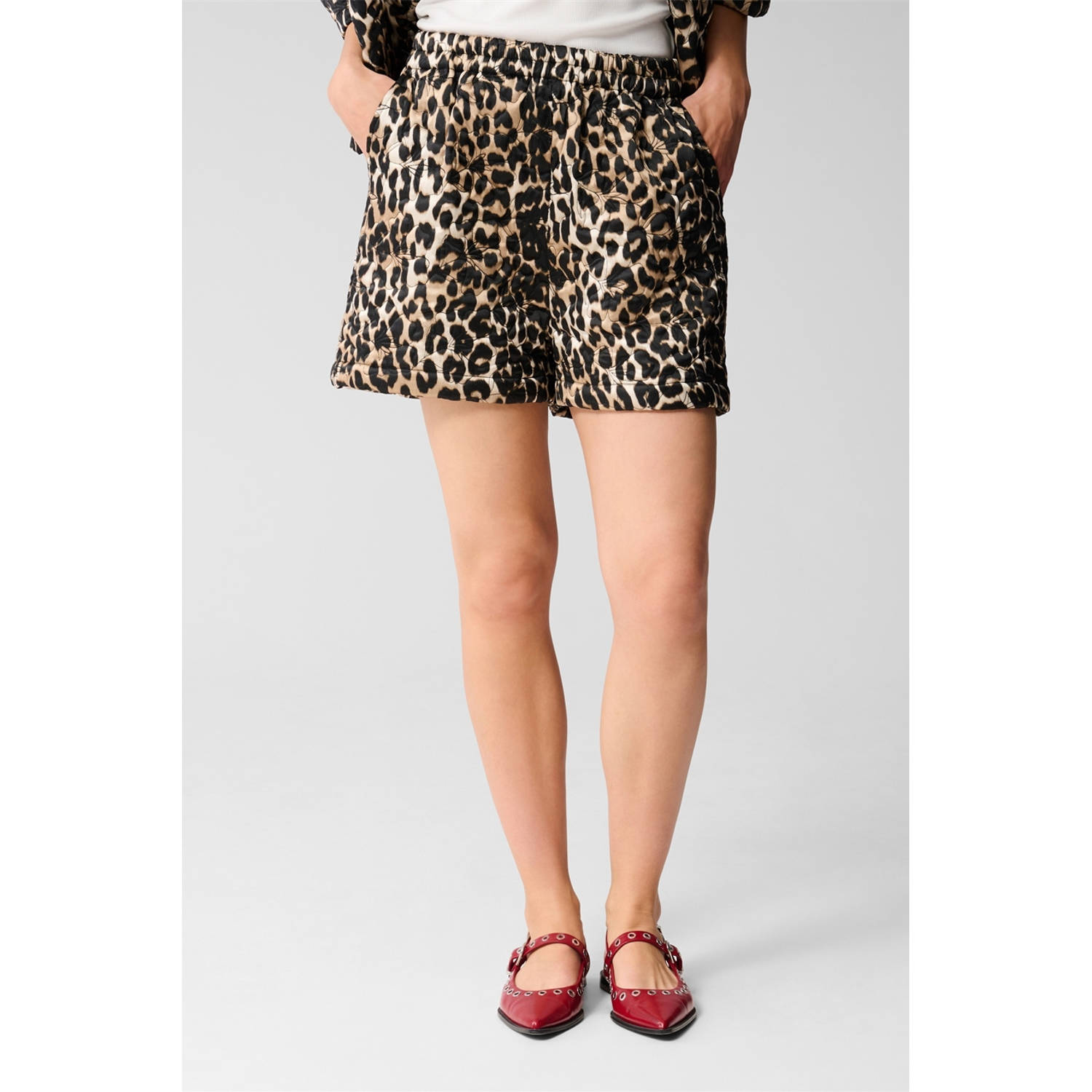 Shoeby regular high waist casual short bruin