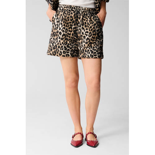 Shoeby regular high waist casual short bruin afbeelding