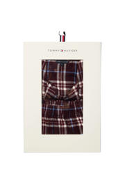 thumbnail: Tommy Hilfiger giftbox flanellen pyjama rood/ecru