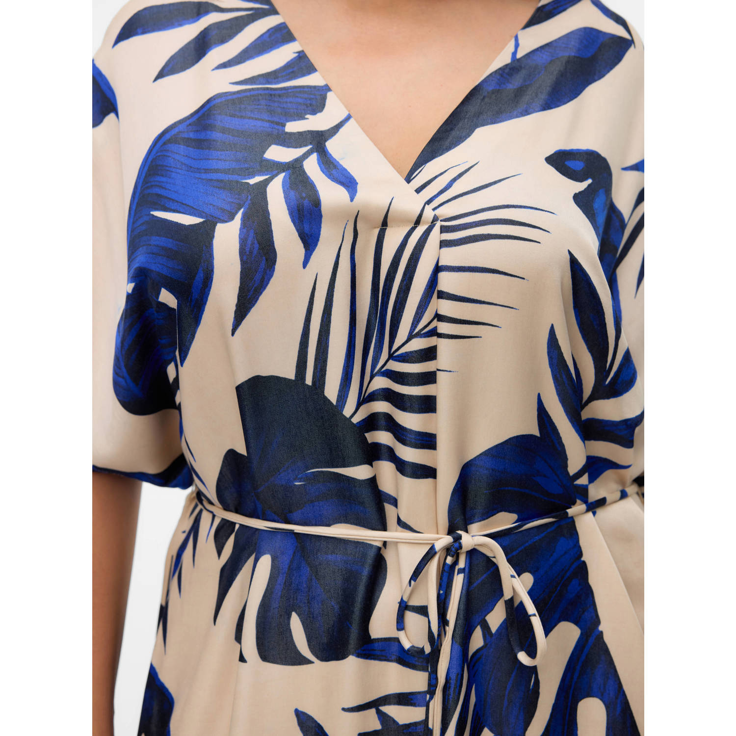 VERO MODA CURVE zomerjurk ecru