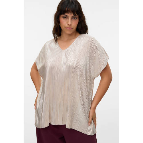 VERO MODA CURVE blousetop champagne afbeelding