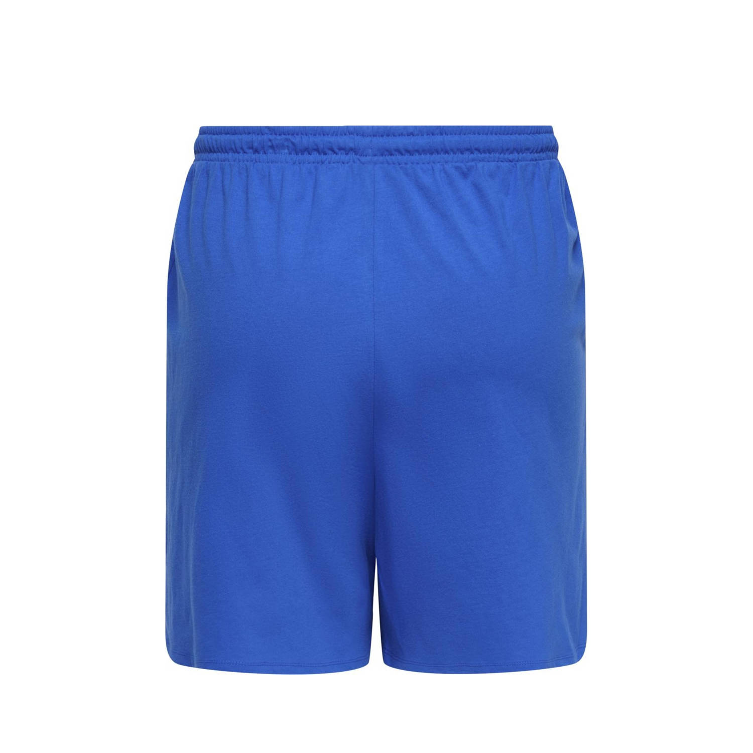 ONLY CARMAKOMA relaxed regular waist sweatshort blauw
