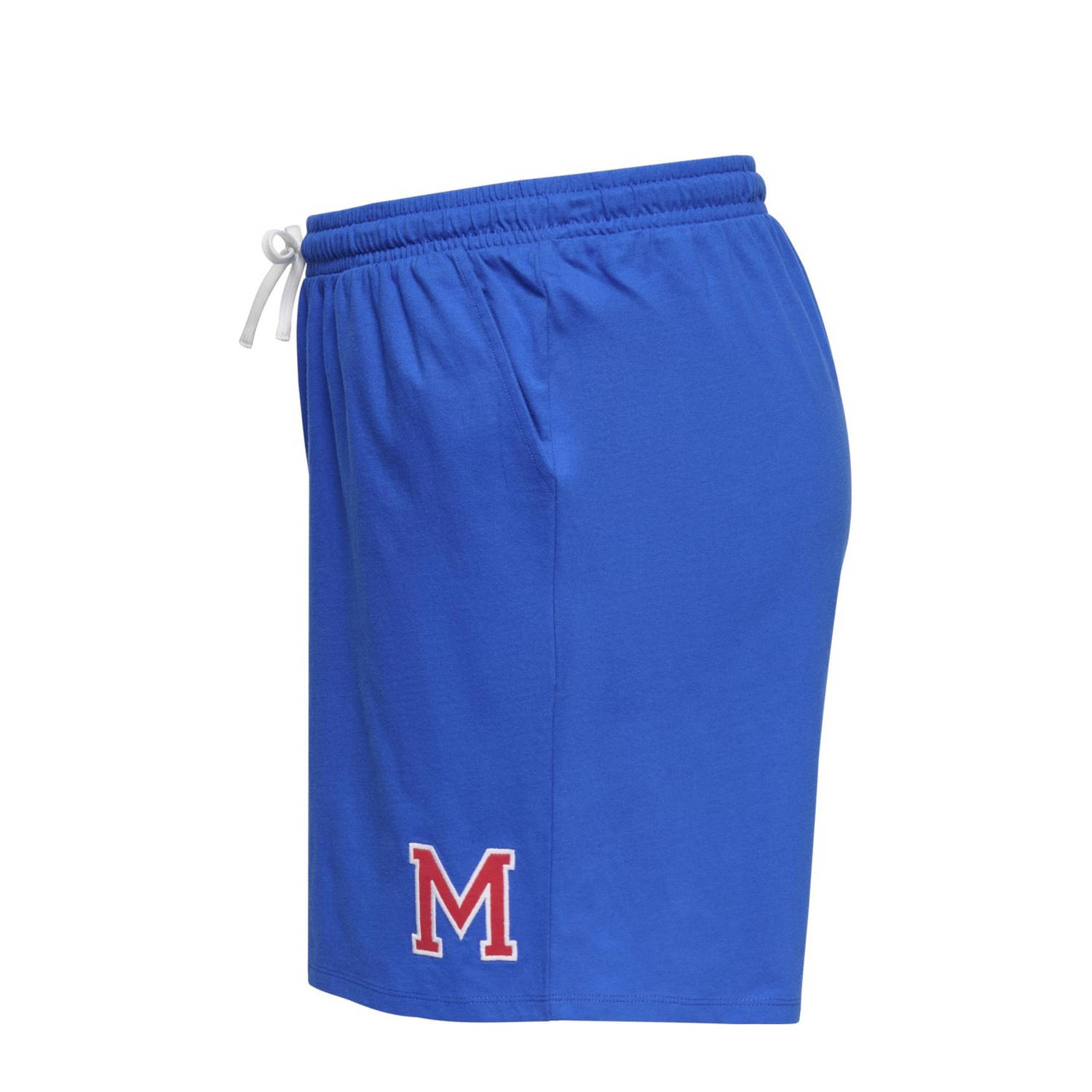 ONLY CARMAKOMA relaxed regular waist sweatshort blauw