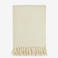 Madam Stoltz plaid off-white (125x175 cm)