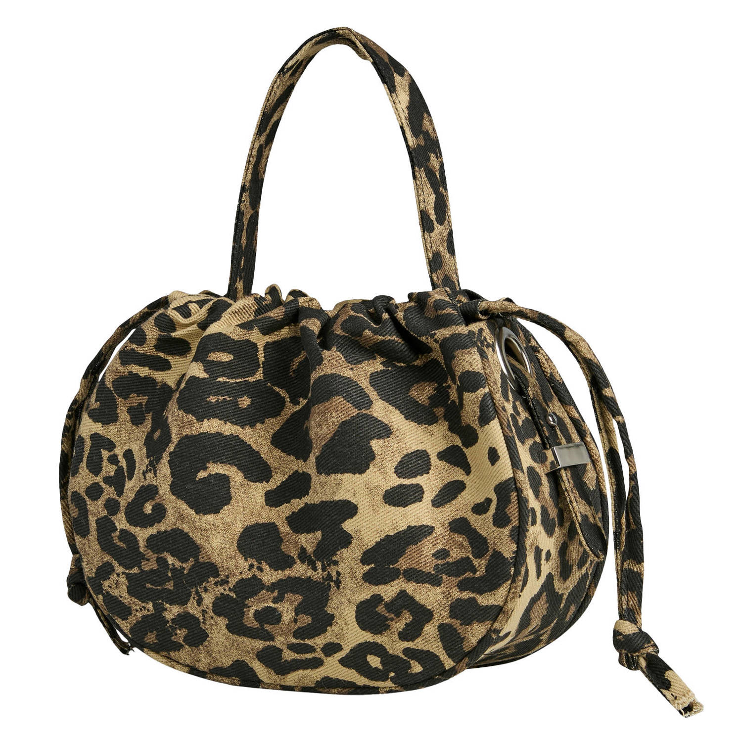 PIECES crossbody tas PCBALLOON met panterprint bruin