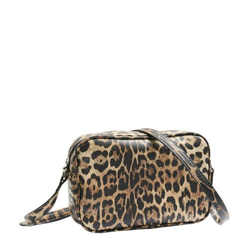 PIECES crossbody tas PCFANNI met panterprint bruin afbeelding