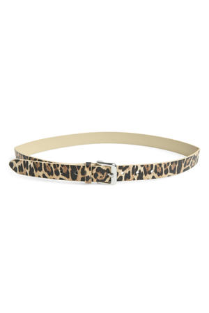 riem PCKOPAS met panterprint bruin