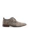 Rehab Greymarble leren veterschoenen met dierenprint zand