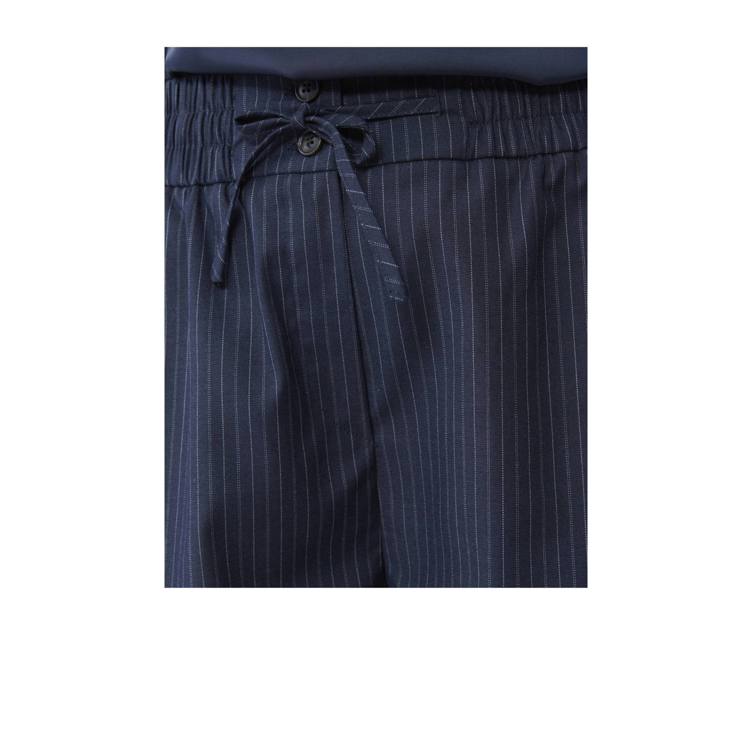 Shoeby regular high waist casual short donkerblauw