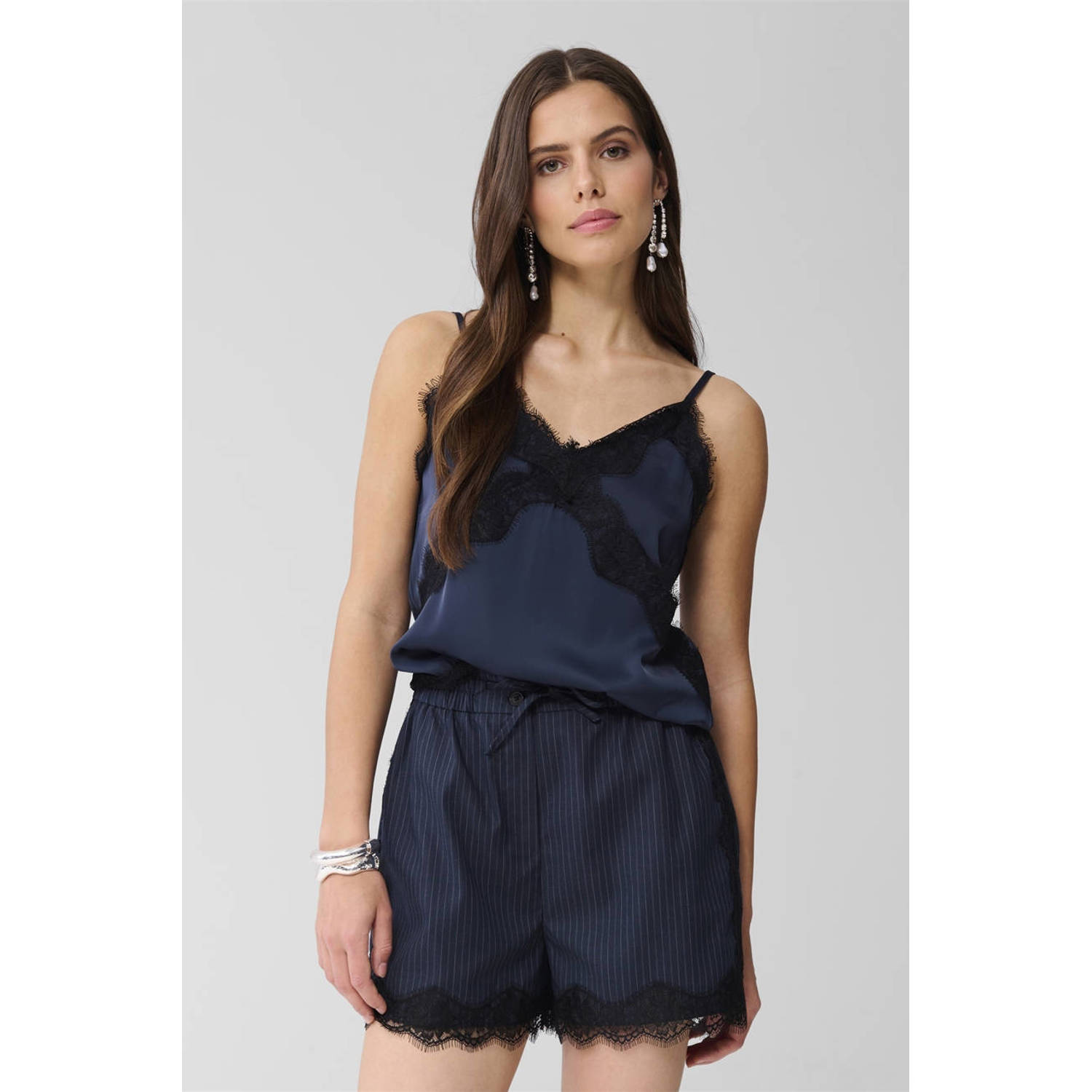 Shoeby mouwloze top blauw