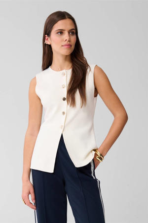 gilet ecru