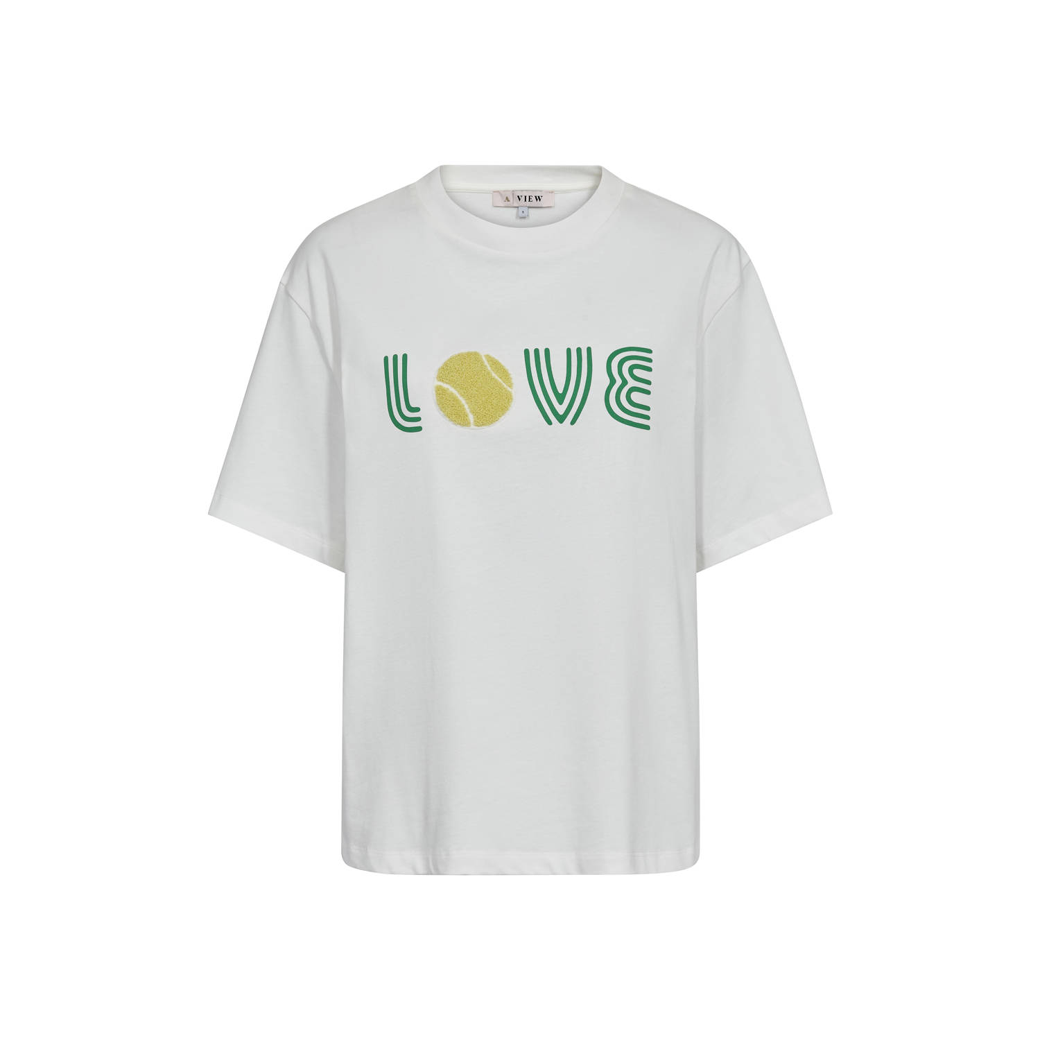 A-View T-shirt wit