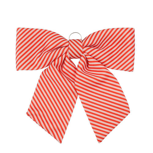Mica Decorations kerststrik streep - rood afbeelding
