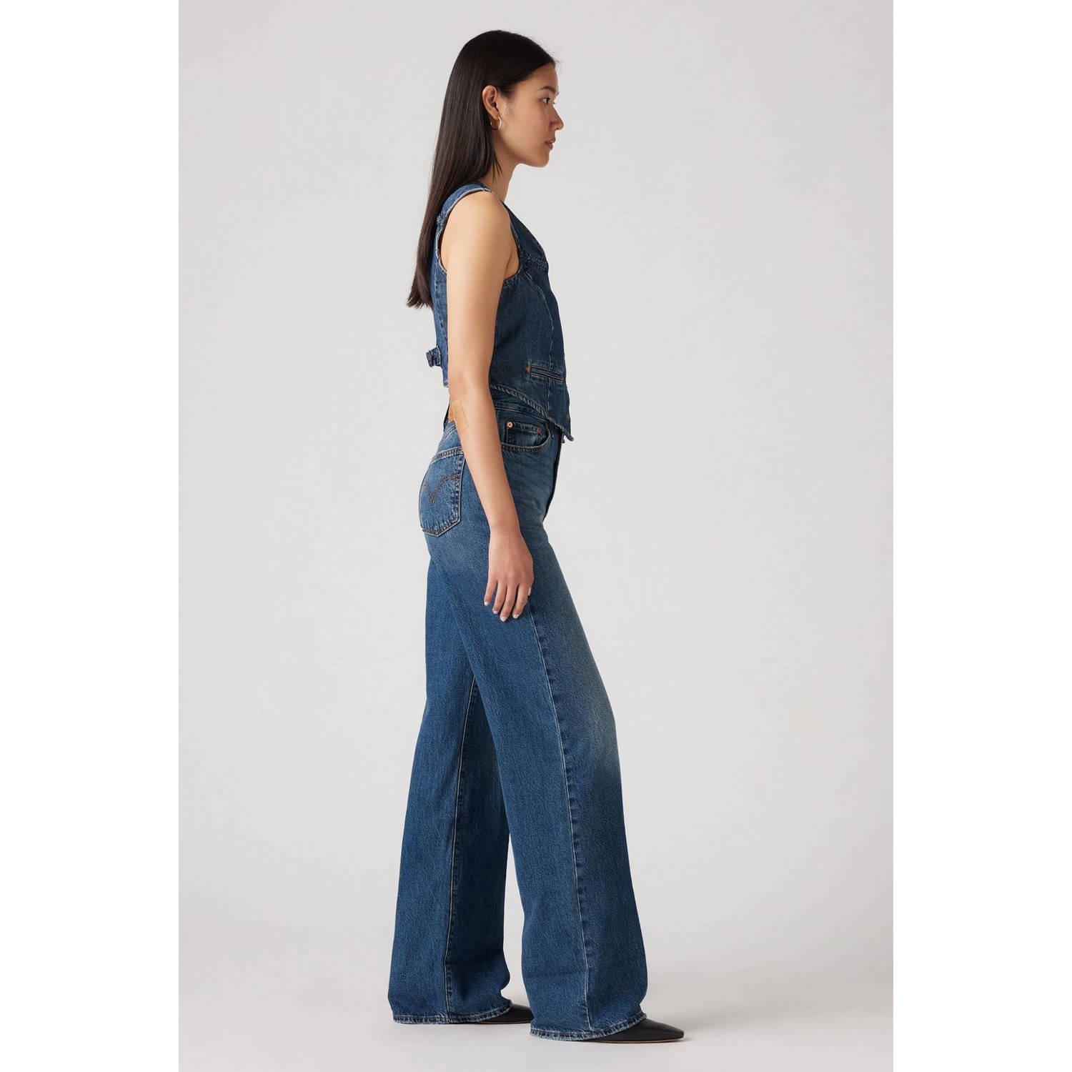 Levi's RIBCAGE WIDE LEG H223 ROSIE PO high waist wide leg jeans
