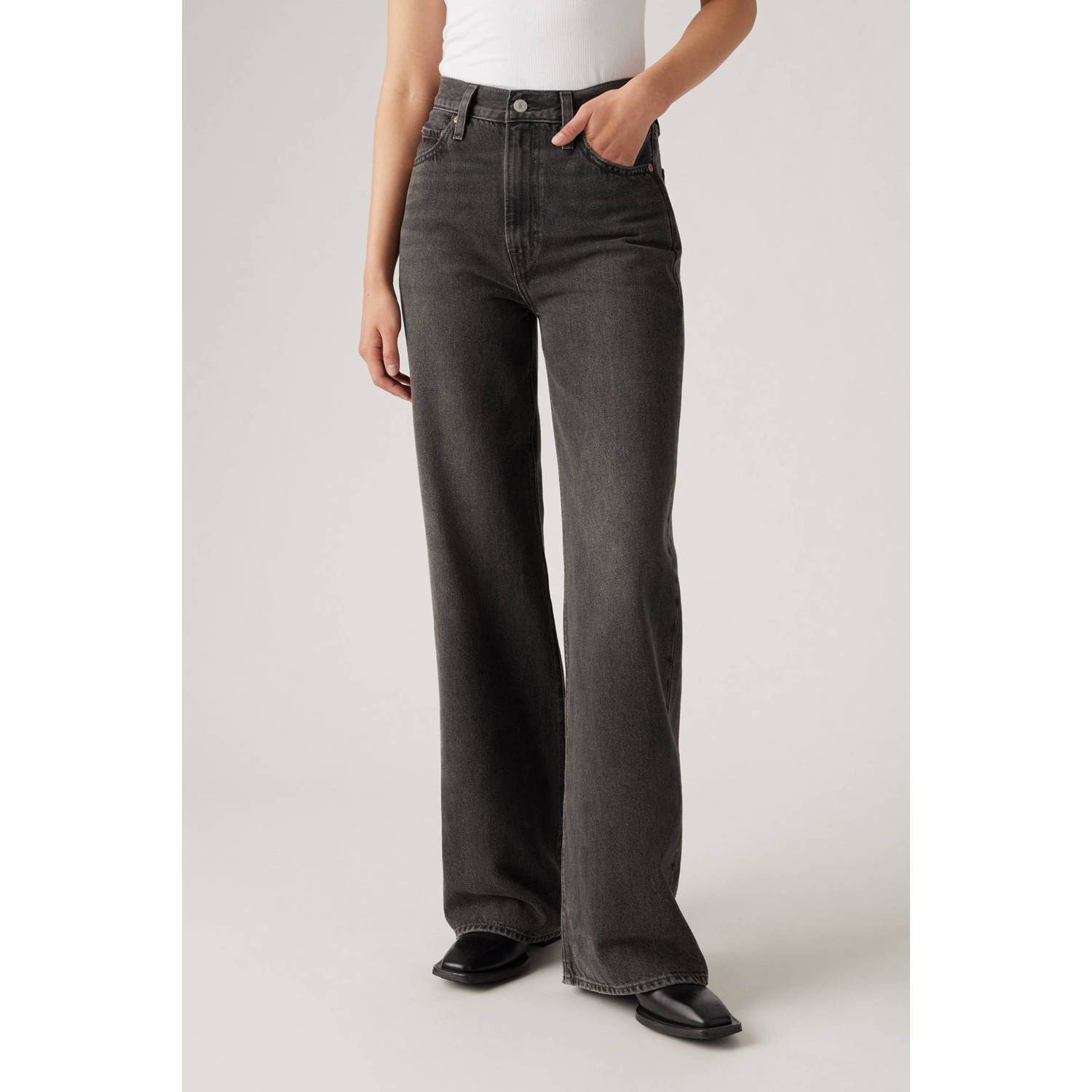 Levi's RIBCAGE WIDE LEG H223 ROSIE PO high waist wide leg jeans