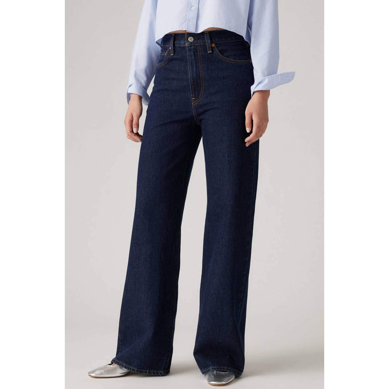 Levi's RIBCAGE WIDE LEG H223 ROSIE PO high waist wide leg jeans