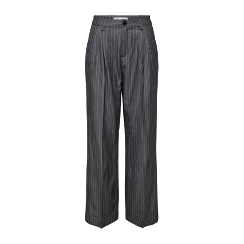 JDY straight high waist pantalon grijs afbeelding